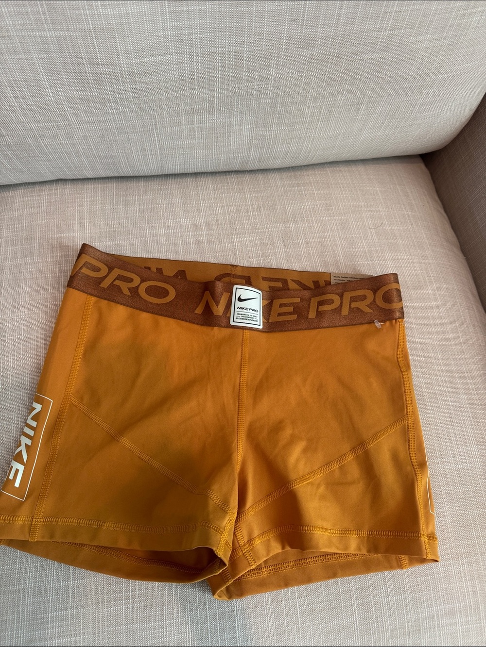 Nike Golden  Performance Compression Shorts